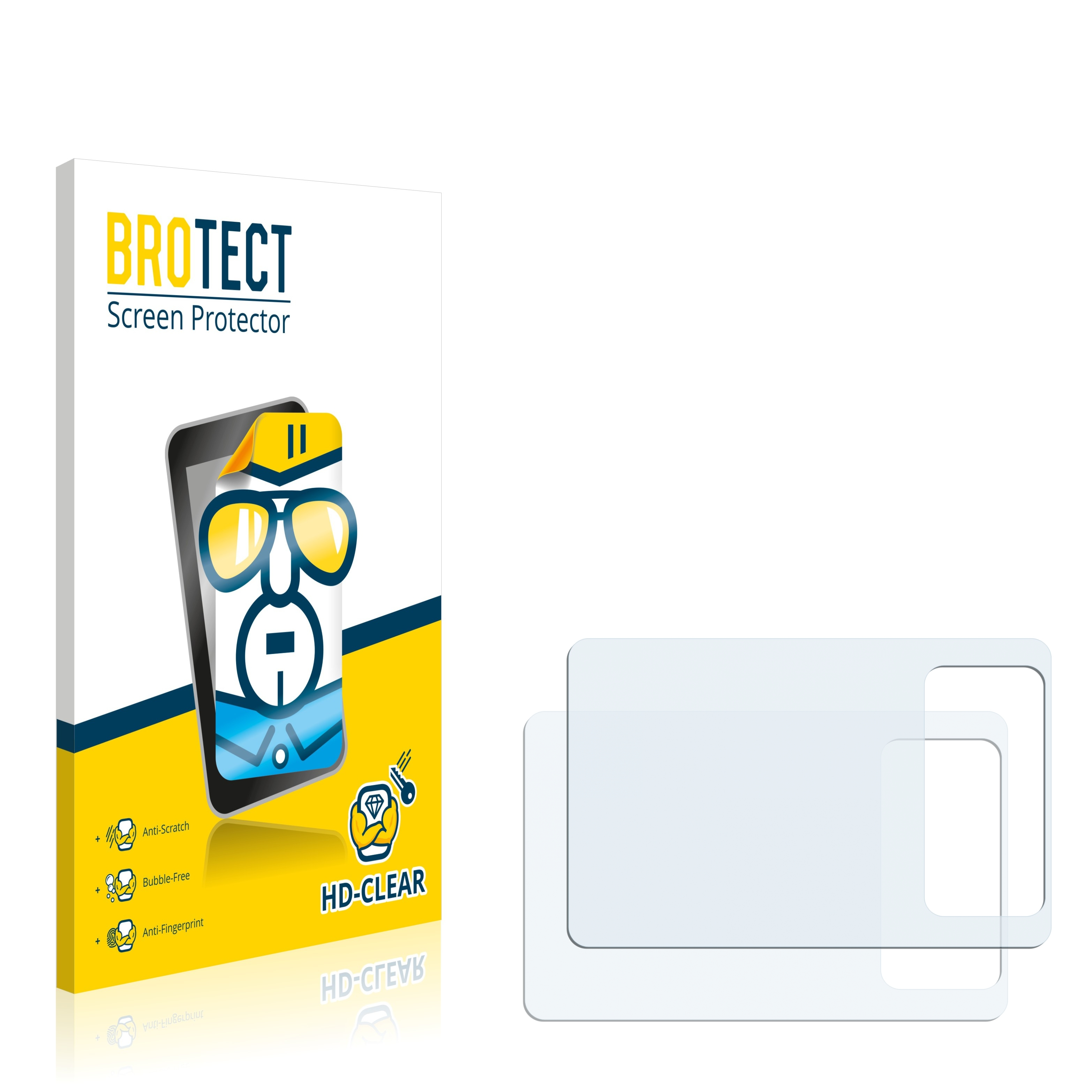BROTECT Zen CreAtive 2x X-Fi) klare Schutzfolie(für