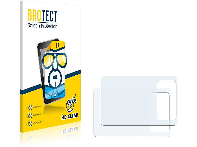 BROTECT 2x klare Schutzfolie(für CreAtive Zen X-Fi)