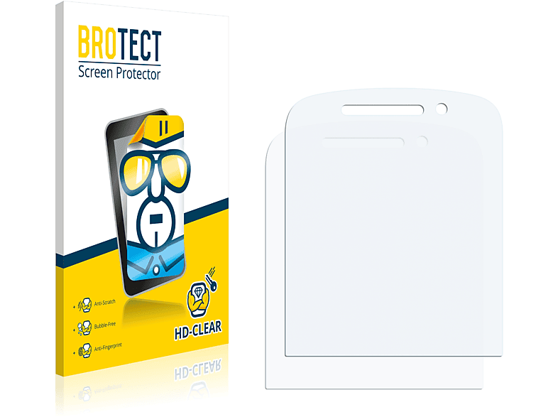 BROTECT BlackBerry 2x Q10) Schutzfolie(für klare