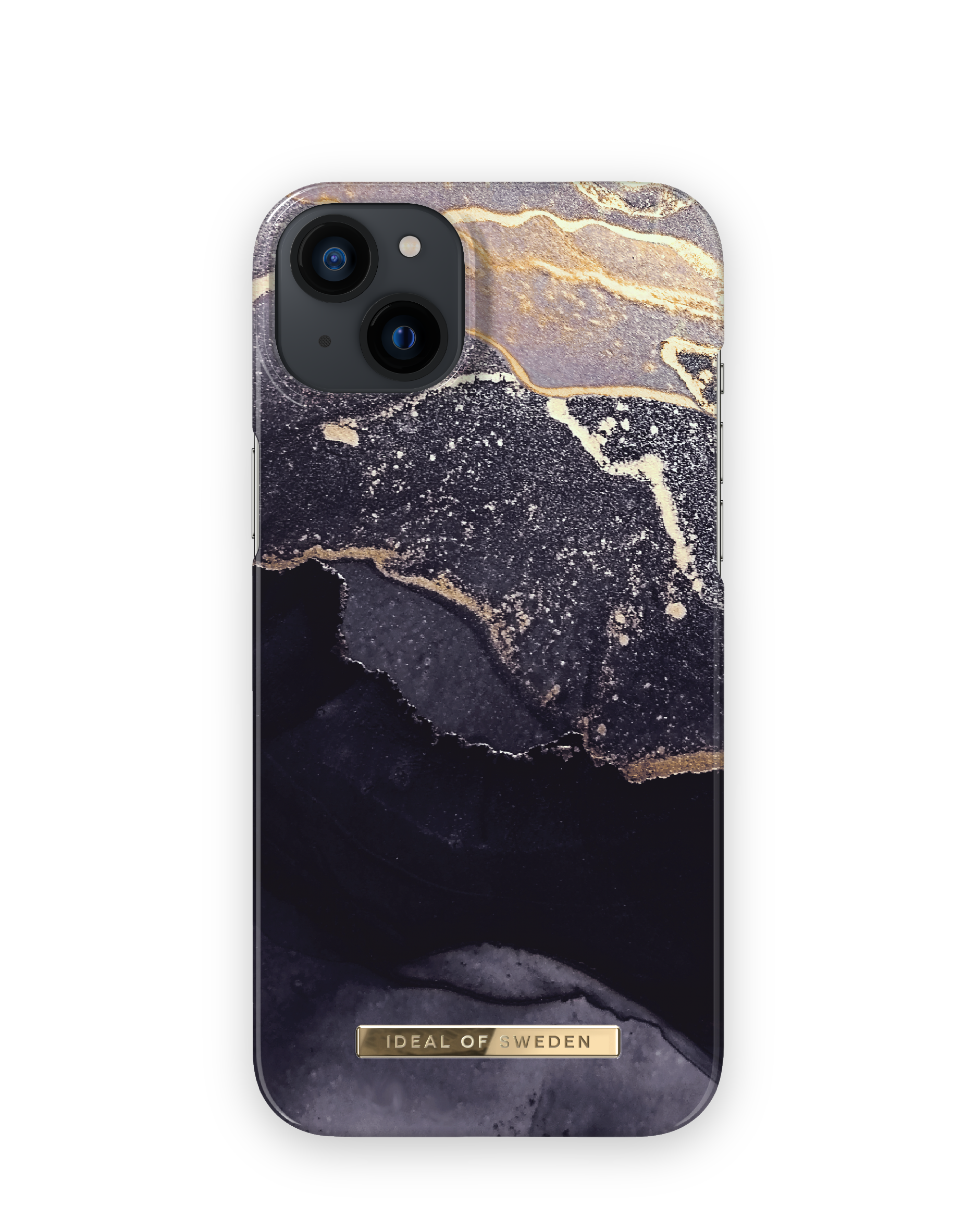 IDEAL OF SWEDEN IDFCMTE22-I2267-321, 14 Apple, Golden Plus, Backcover, iPhone Marble Twilight