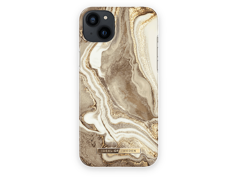 Apple, SWEDEN 14 iPhone IDEAL Sand Golden OF IDFCGM19-I2267-164, Backcover, Marble Plus,