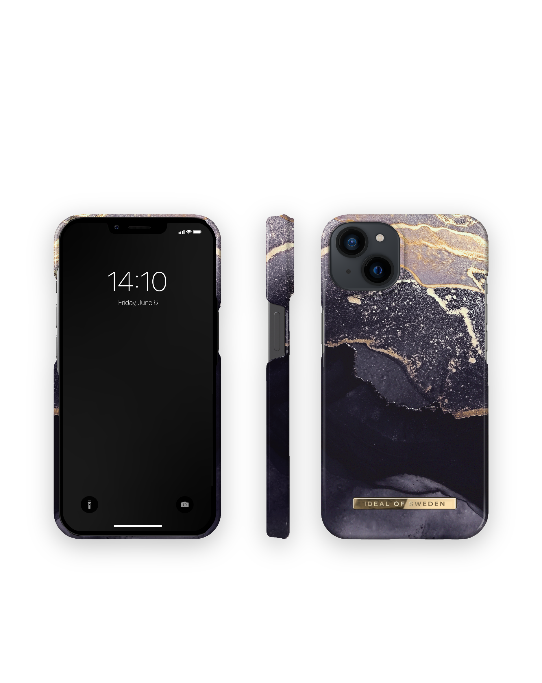 IDEAL OF SWEDEN Twilight 14; iPhone Golden Backcover, IDFCMTE22-I2261-321, iPhone Apple, Marble 13