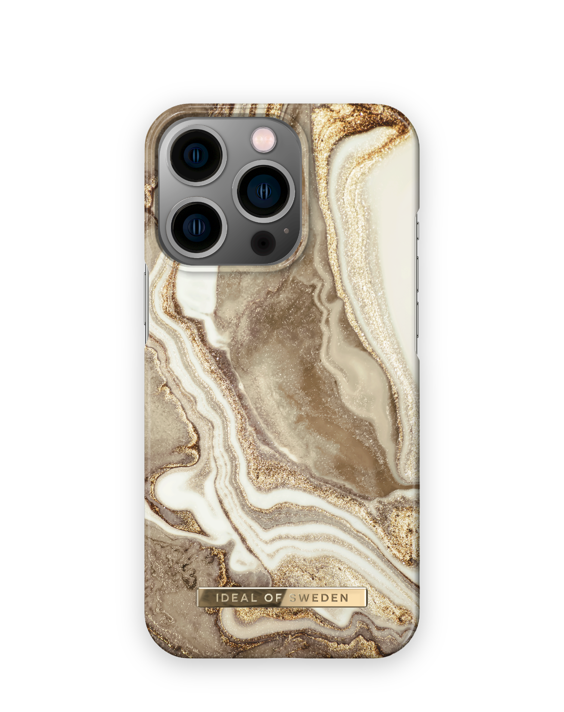 14 IDFCGM19-I2261P-164, OF Pro, Apple, Golden IDEAL Backcover, iPhone Sand Marble SWEDEN