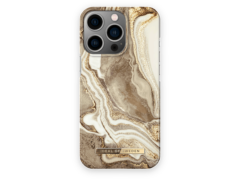 IDEAL OF SWEDEN IDFCGM19-I2261P-164, iPhone Sand Backcover, Golden Apple, Pro, 14 Marble