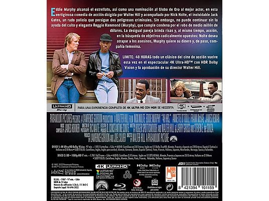 LÍmite 48 Horas - Blu-ray Ultra HD de 4K