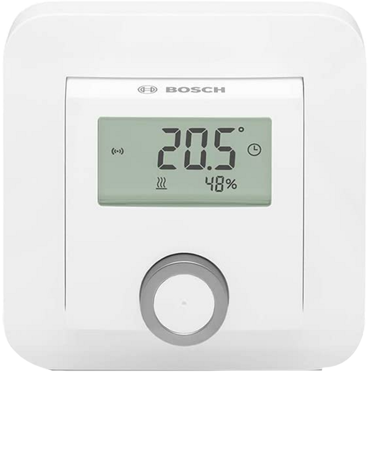 Bosch Smart Home termostato de ambiente 2 pilas aaa para radiador visualizador humedad incluido compatible con el asistente google y alexa 55004301