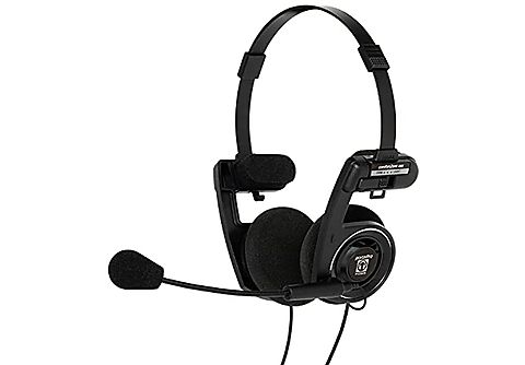 Auriculares con cable  - Porta Pro Communication Headset KOSS, Supraaurales, Negro