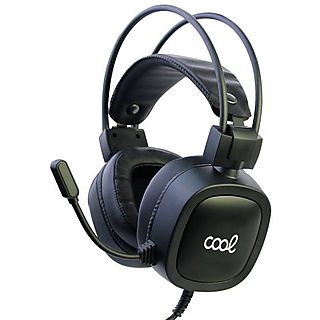 Auriculares con cable - COOL 8434847045825, Supraaurales, Negro