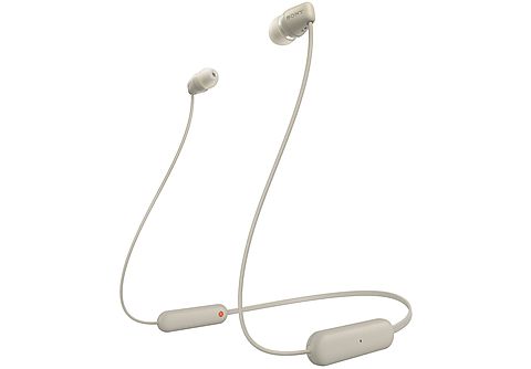 Auriculares deportivos  - WIC100C_CE7 SONY, Intraurales, Bluetooth, Beis