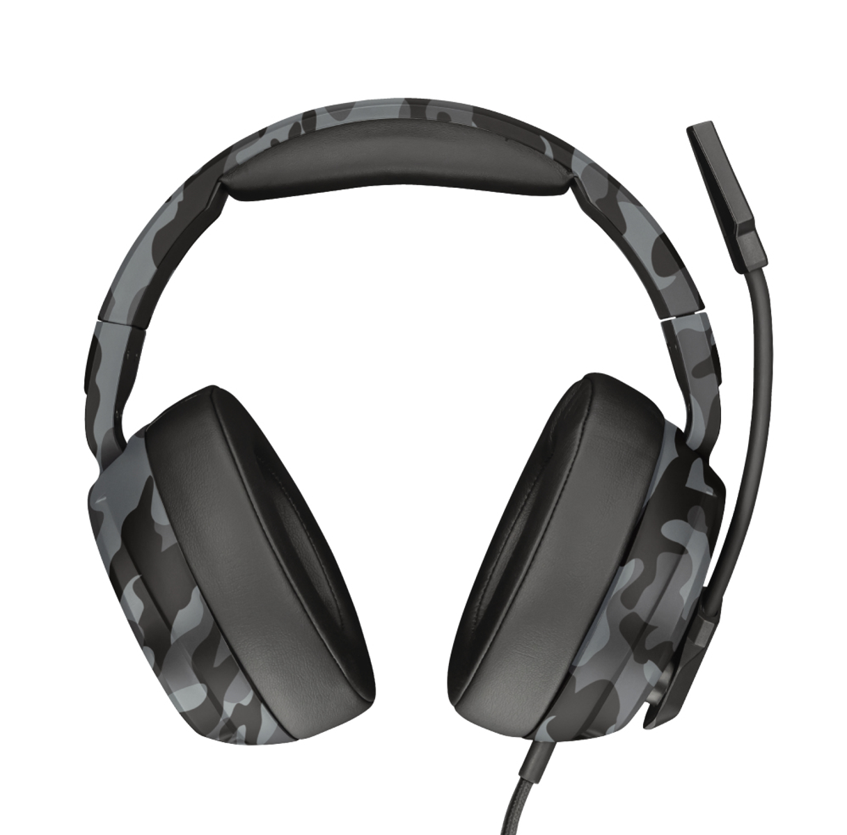TRUST 23939 GXT433K PYLO HEADSET Over-ear CAMO Headset BLACK, Grau Gaming
