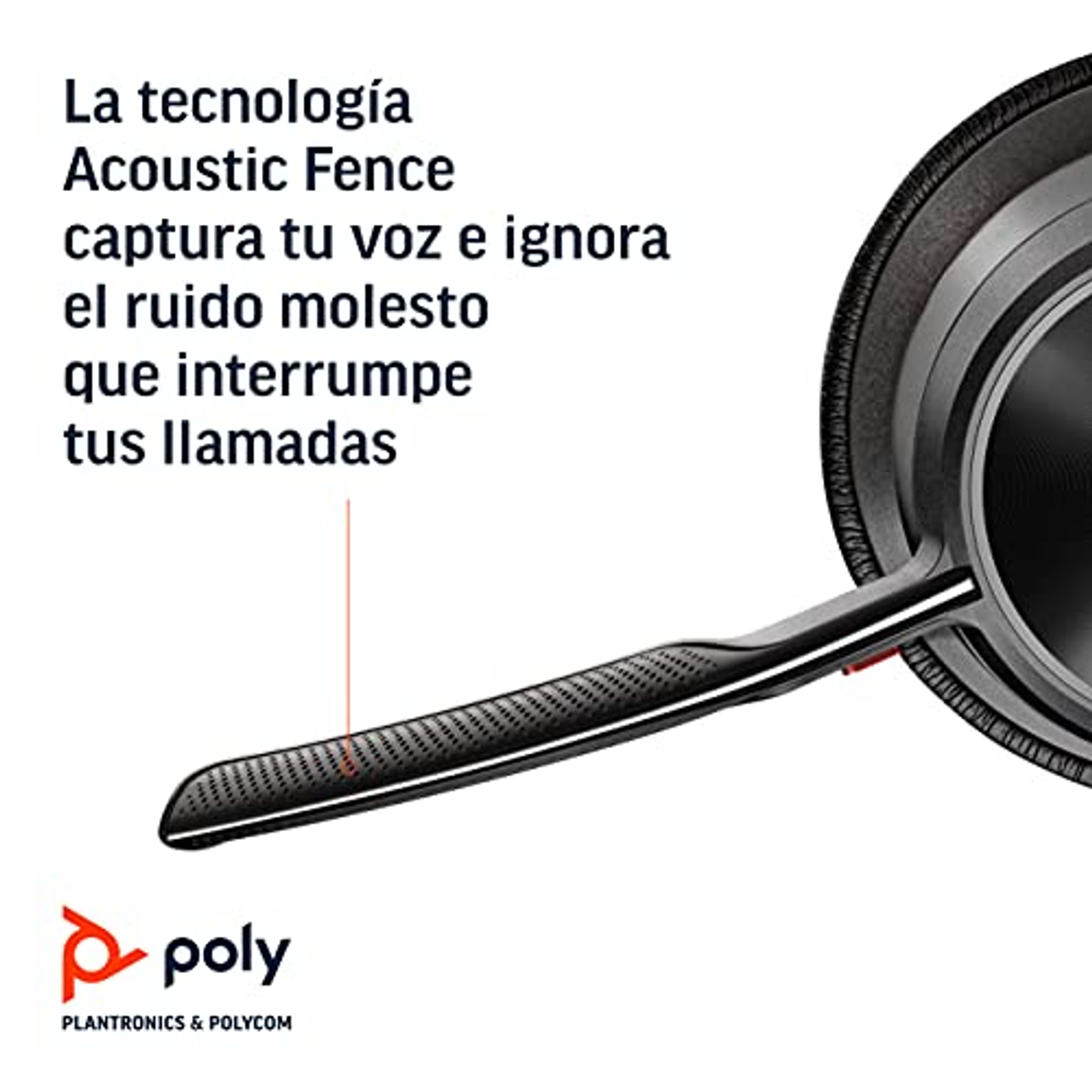 Szare słuchawki Lenovo z mikrofonem i przewodem na białym tle.