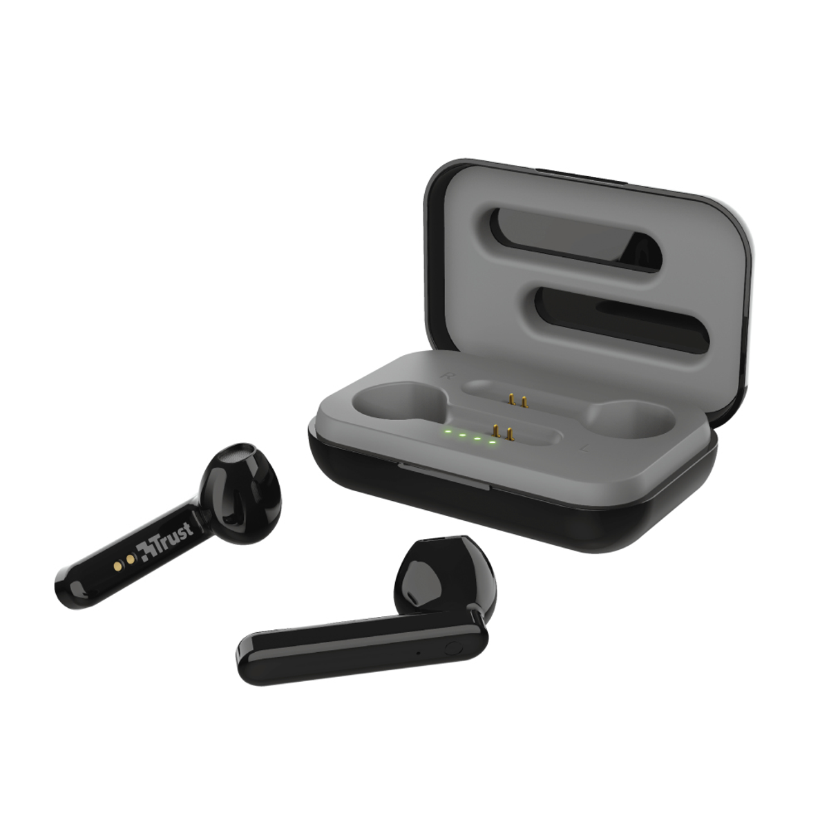 EARPHONES Schwarz 23712 TRUST In-ear PRIMO Bluetooth TOUCH BLACK, BT Kopfhörer