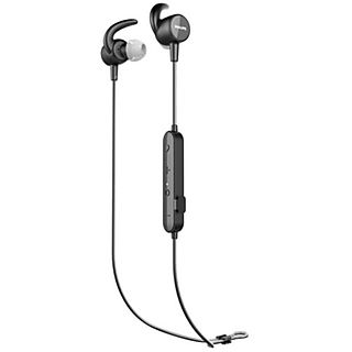 Auriculares deportivos - PHILIPS TPV SN 503 BK, Intraurales, Bluetooth, Negro
