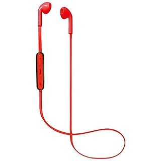 Auriculares de botón - NEVIR 8427155006473, Intraurales, Bluetooth, Rojo