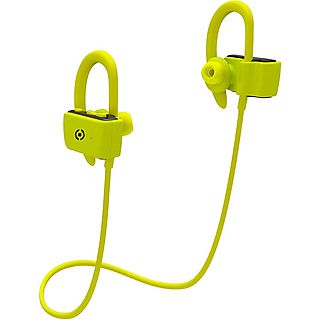 Auriculares deportivos - CELLY BHSPORTPROYL, Intraurales, Bluetooth, Amarillo