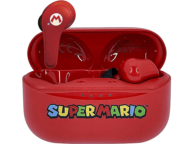 OTL TECHNOLOGIES Super Mario, In-ear Kopfhörer rot Bluetooth