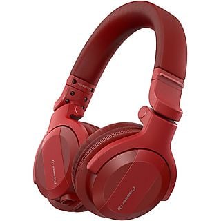 Auriculares inalámbricos - PIONEER DJ HDJ-CUE1BT-R/XEGWL, Circumaurales, Bluetooth, Rojo
