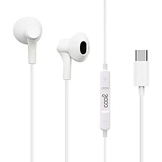 Auriculares de botón - COOL 8434847058054, Intraurales, Blanco