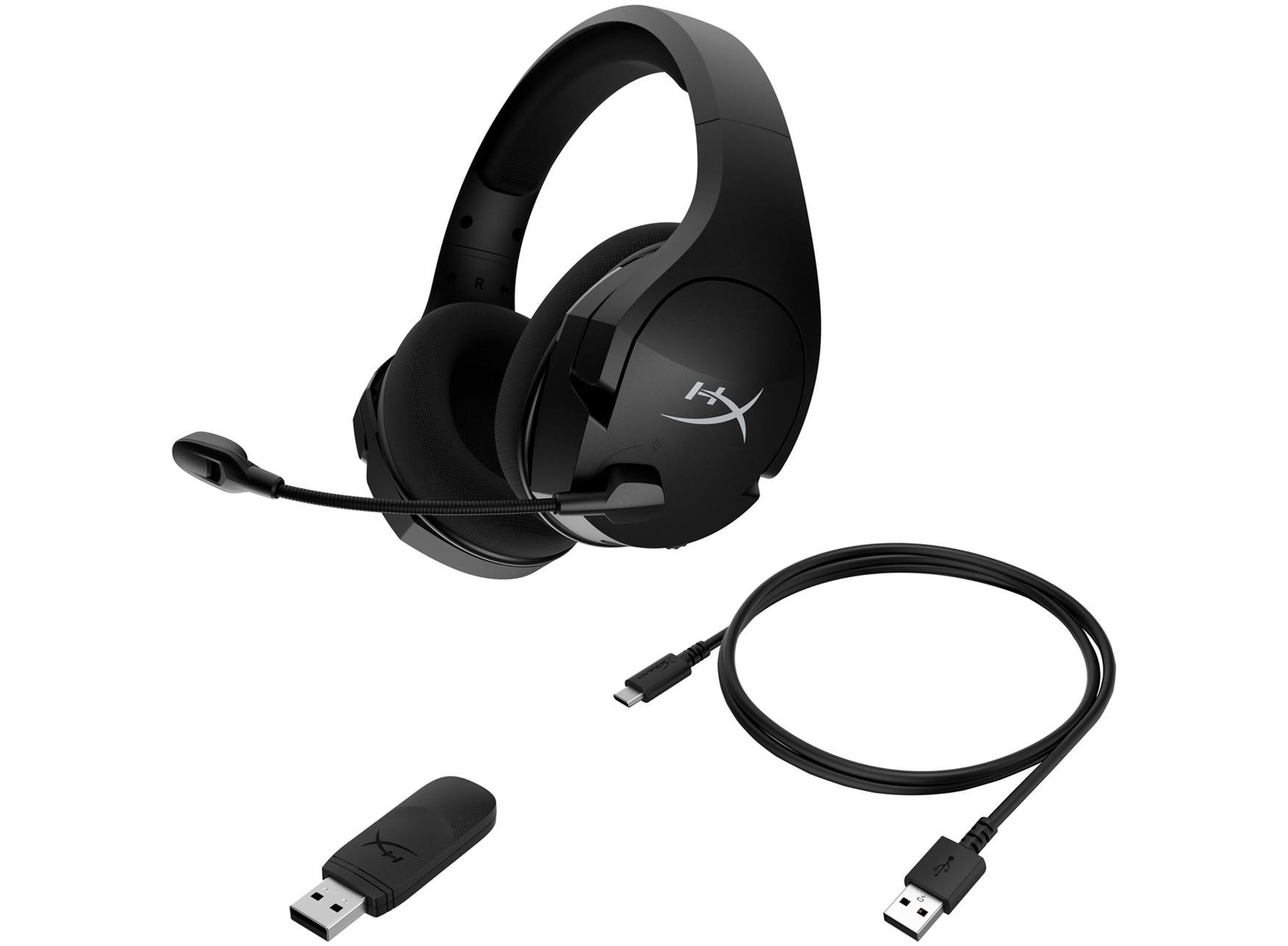 HYPERX 4P4F0AA CLOUD CORE WIRELESS, Bluetooth Gaming Over-ear STINGER 7.1 Headset Schwarz