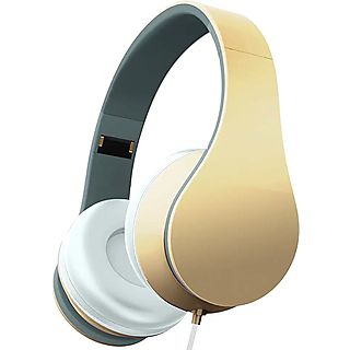 Auriculares - EKIDS VS-874-MTL-EU-GLD, Supraaurales, Oro