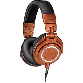 Auriculares - AUDIO-TECHNICA ATH-M50X, Supraaurales, Naranja