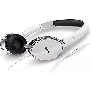 Auriculares - PHILIPS SHM7110U/00, Supraaurales, Blanco