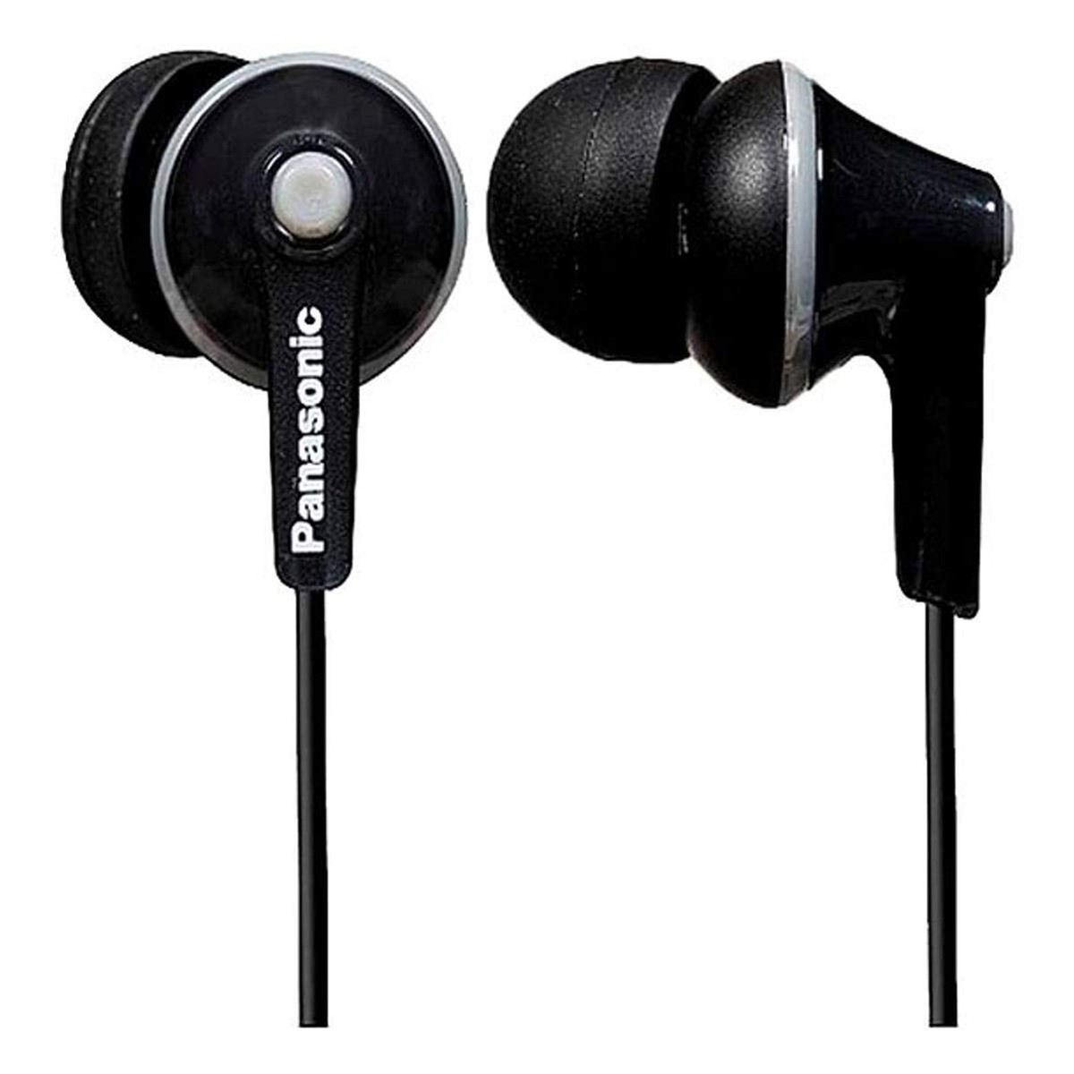 Auriculares con cable - RP-HJE125E negro PANASONIC, Intraurales, Bluetooth, Negro