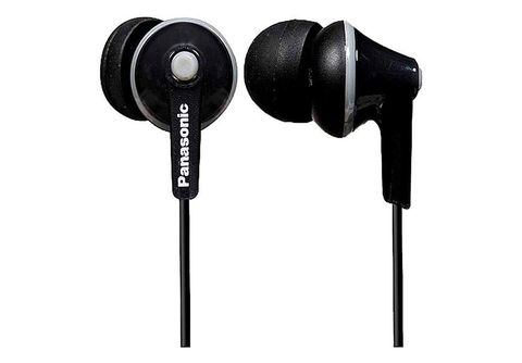 Panasonic RP-HJE125E-K Auriculares Botón con Cable, In-Ear, Sonido Estéreo  para Móvil, MP3/MP4 