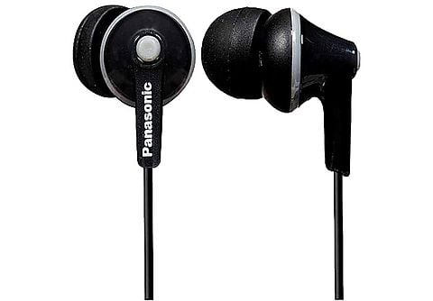 Auriculares con cable - RP-HJE125E negro PANASONIC, Intraurales