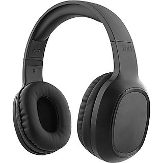 Auriculares inalámbricos - TNB CBHTAGBK, Supraaurales, Bluetooth, Negro