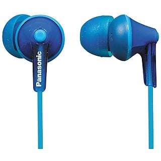 Auriculares con cable - PANASONIC RP-HJE125E-A, Intraurales, Bluetooth, Azul