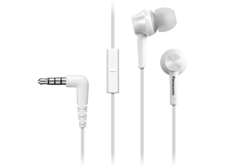 PANASONIC RP-TCM115E-W, In-ear Kopfhörer Weiß