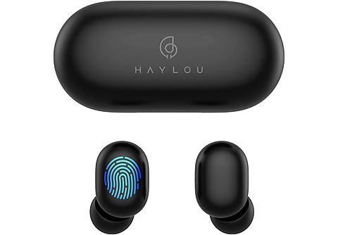 Auriculares  - GT1 HAYLOU, Intraurales, Bluetooth, Negro