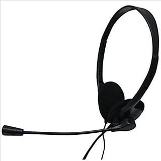 Auriculares de oficina - NILOX NXCM0000004, Supraaurales, Negro