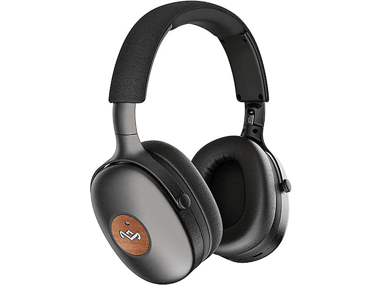 HOUSE OF MARLEY Schwarz VIBRATION SCHWARZ, ANC EM-JH151-SB Bluetooth Over-ear POSTIVE Kopfhörer XL