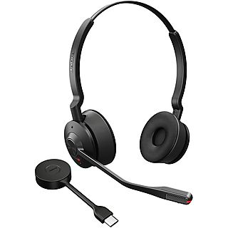 Auriculares - JABRA Engage 55, Intraurales, Bluetooth, Negro