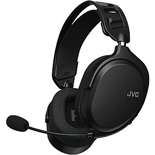Auriculares gaming - JVC GG-01W-Q, Circumaurales, Bluetooth, Negro