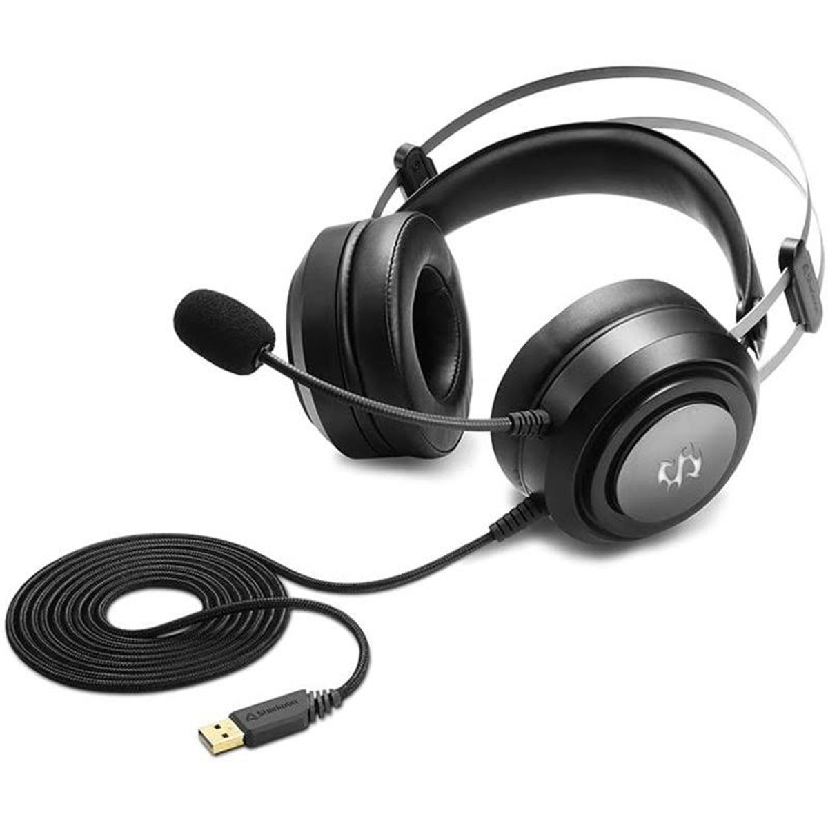 Over-ear SKILLER Headset SGH30, SHARKOON Schwarz