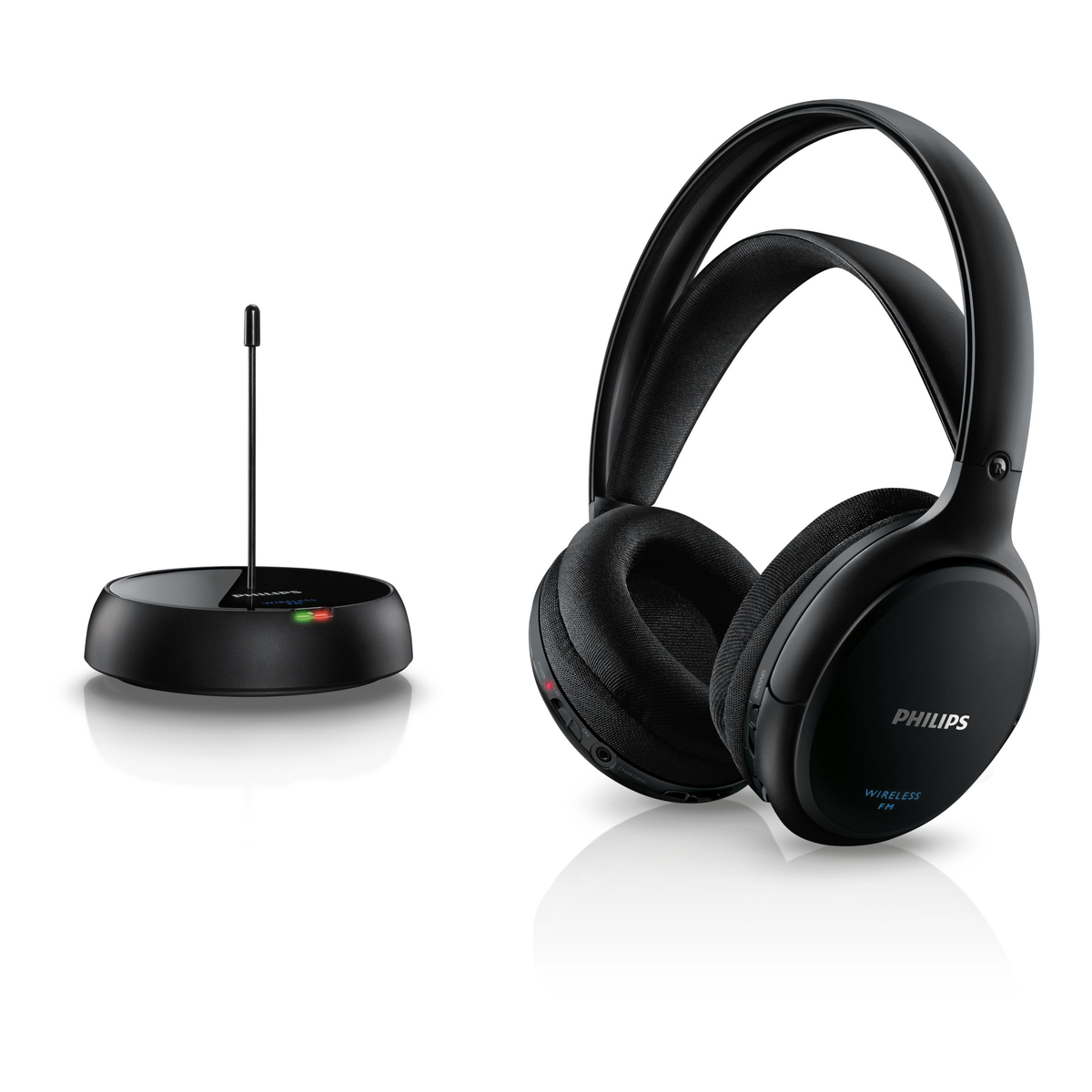 Auriculares inalámbricos - SHC5200/10 PHILIPS, Circumaurales, Negro