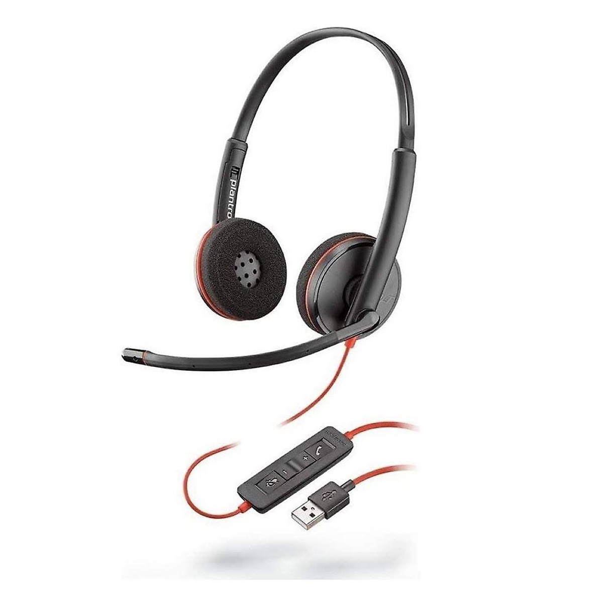 USB-C, Blackwire Over-ear Schwarz 3220 PLANTRONICS Headset