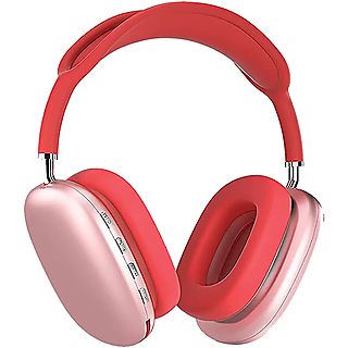 Auriculares - PROMATE AIRBEAT.RED, Circumaurales, Bluetooth, Rojo