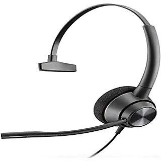 Auriculares de oficina - PLANTRONICS 214572-01, Supraaurales, Negro