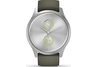 GARMIN Garmin Vivomove Style Smartwatches | Armbanduhr | Armbanduhren Silikon, grün | silber