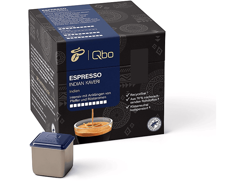 TCHIBO QBO 520939 Espresso Indian Kaveri 27 Stück Kaffeekapseln (Tchibo Qbo Kapselsystem)