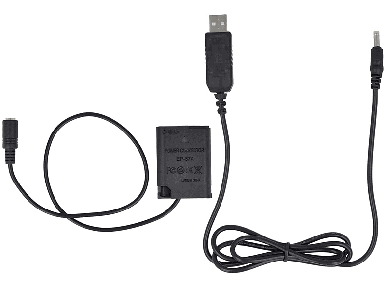 AKKU-KING USB Adapter + Kuppler kompatibel mit Nikon EP-67A Ladegerät Nikon, keine Angabe