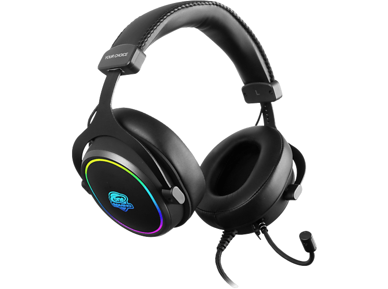 ONE GAMING EQUALIZE, Over-ear Headset Schwarz