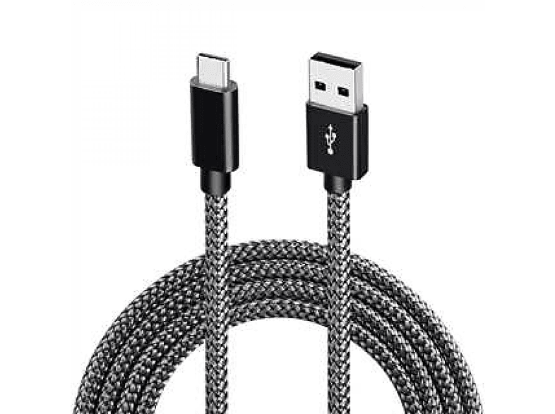 USB-A 2.0-zu-USB-C-Kabel INF mit Kabel 3A-Schnellladung