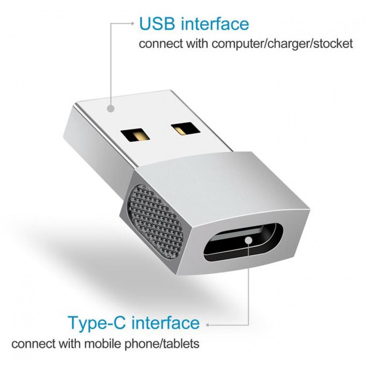 INF USB-C zu USB-Adapter Adapter