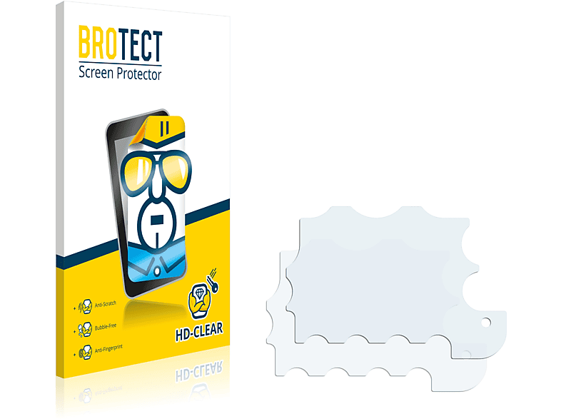 BROTECT 2x klare Schutzfolie(für Vtech Kidizoom Duo DX)