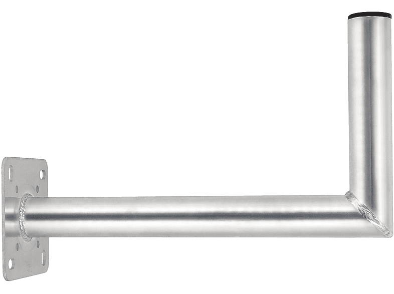 PREMIUMX 45cm Wandhalter Aluminium SAT Silber SAT-Wandhalterung, Wand Halterung TÜV-Geprüft